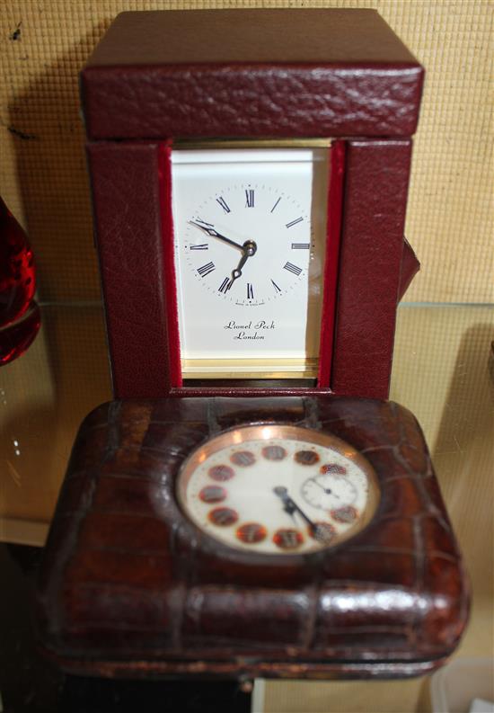 Carriage clock & goliath clock